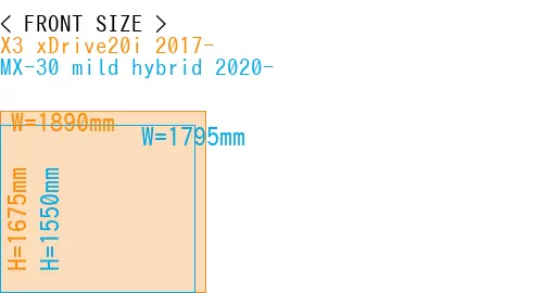 #X3 xDrive20i 2017- + MX-30 mild hybrid 2020-